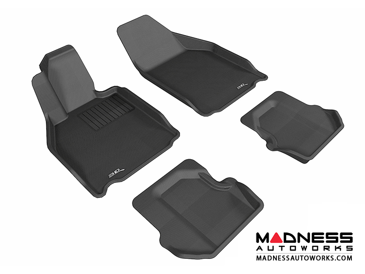 Porsche 911 Floor Mats (Set of 4) - Black by 3D MAXpider
